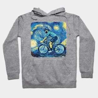 Cycle Race Van Gogh Style Hoodie